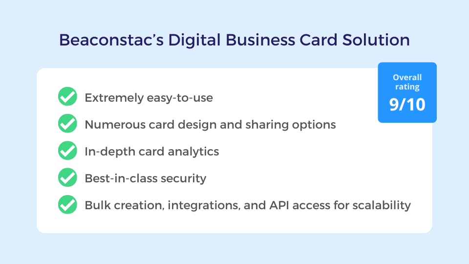 8 Best Digital Business Card Solutions in 2023 [Updated]