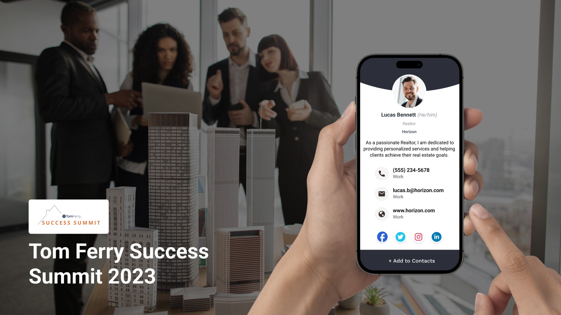 6 Reasons To Use Digital Business Cards at the Tom Ferry Success Summit 2023 [+Bonus Networking Tips]